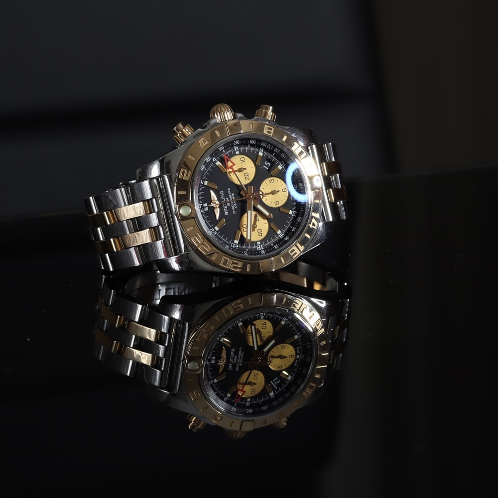 Breitling Chronomat 44 mm GMT Two Tone Men's Watch